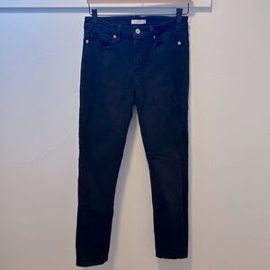 Good American Black Denim skinny Jeans
